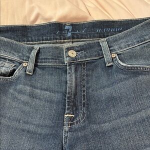7 For All Mankind Dark Blue Women's Jeans